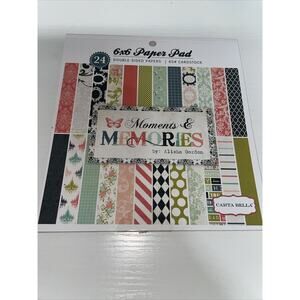 Carta Bella 6 x 6 Paper Pad, Moments & Memories by Alisha Gordon, Retired
